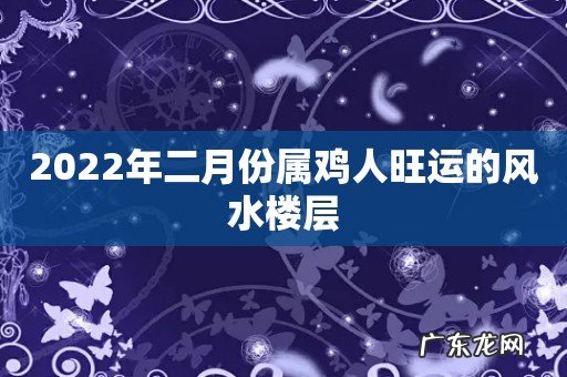2022年二月份属鸡人旺运的风水楼层