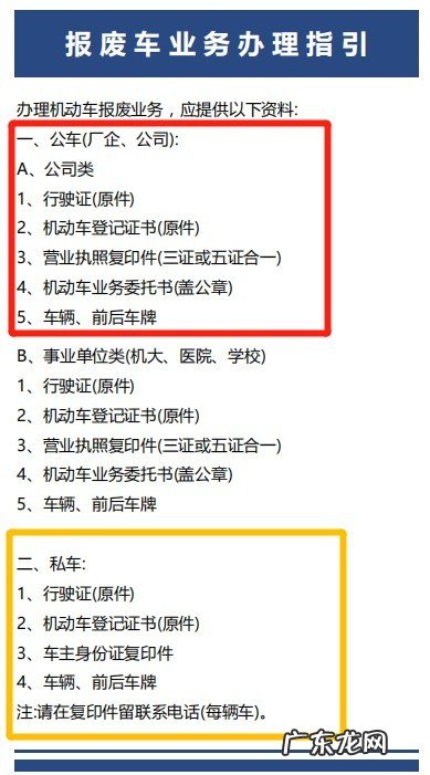 广东省汽车报废线上办理流程 广东汽车报废处理的相关法律规定