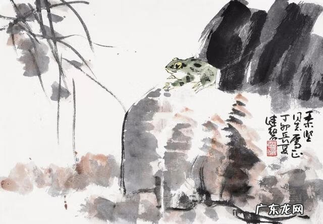 初学画青蛙 放青蛙的画