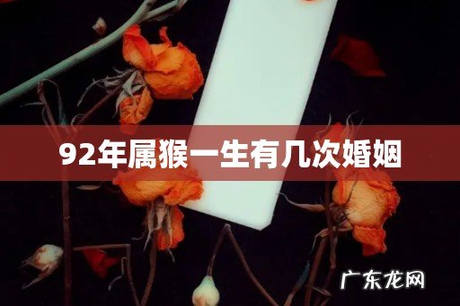 92年属猴一生有几次婚姻