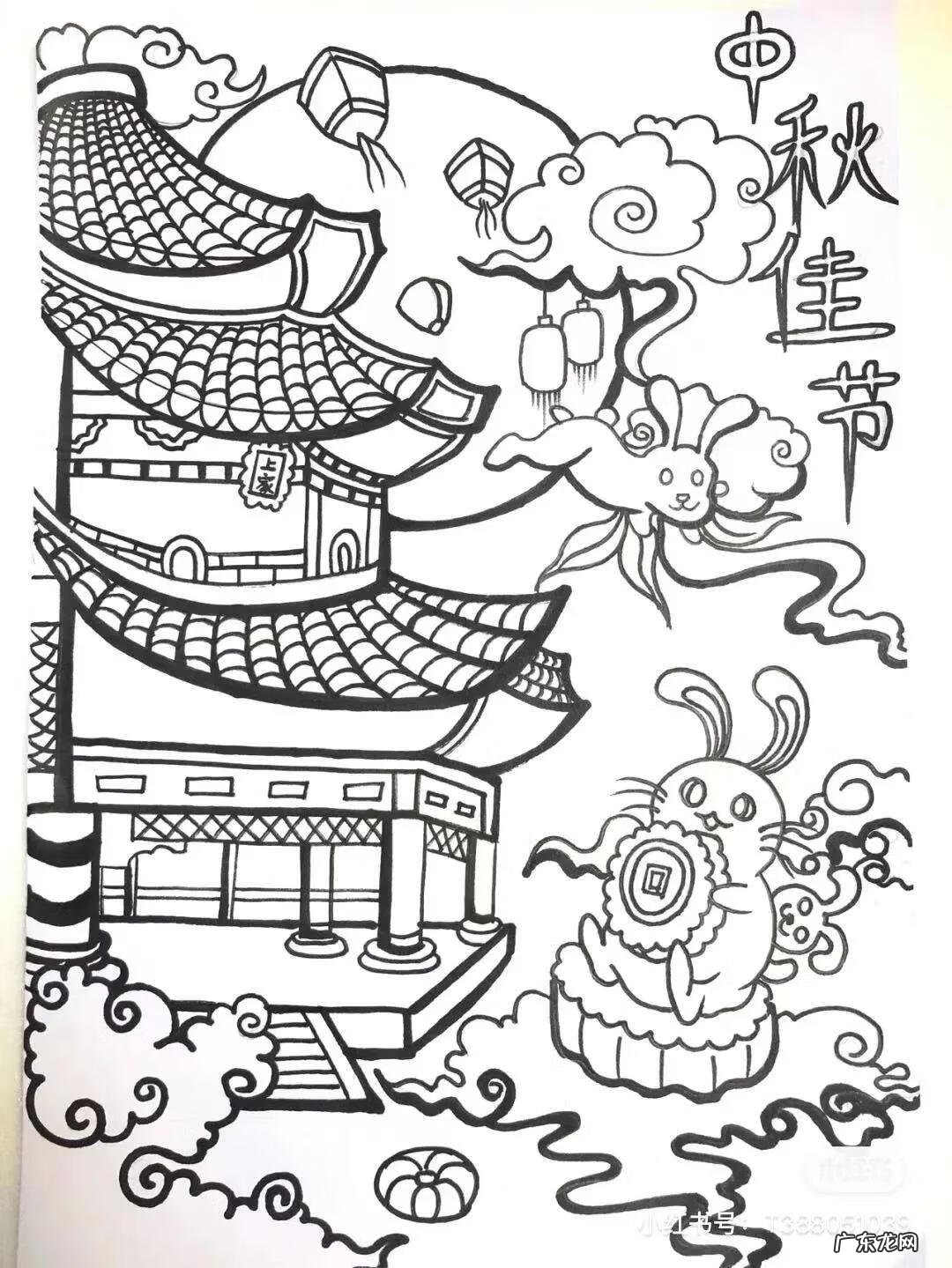 中秋节相关的图画 关于中秋节的图画大全