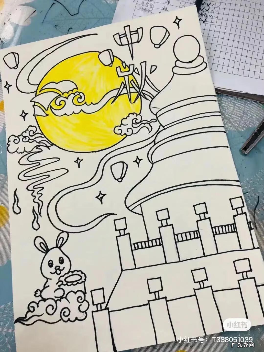 中秋节相关的图画 关于中秋节的图画大全