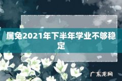 属兔2021年下半年学业不够稳定
