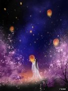 桃花水彩画 古风桃花手绘图片