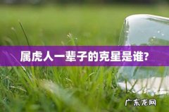 属虎人一辈子的克星是谁?