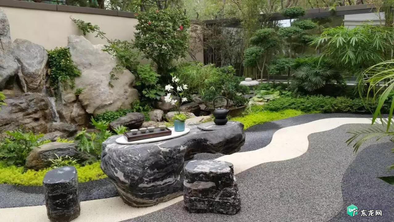 中式花园设计效果图 上海中式花园风水设计图