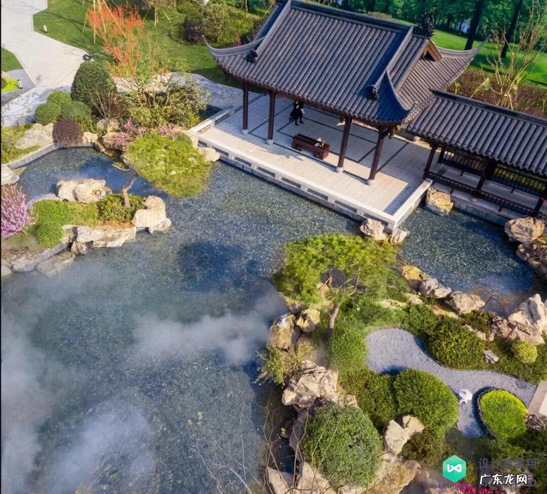 中式花园设计效果图 上海中式花园风水设计图