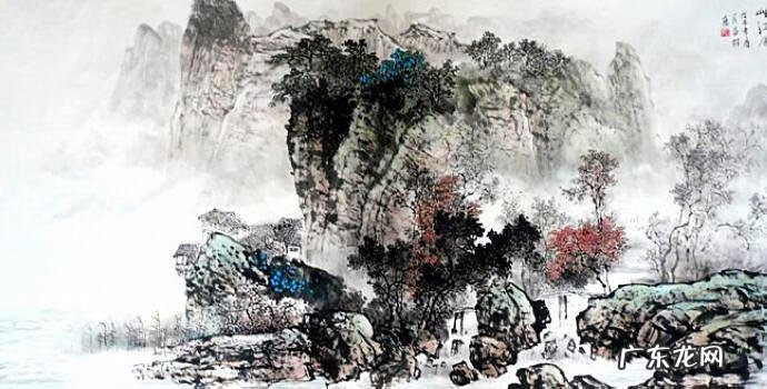 崇左花山壁画的传说 崇山峻岭山水画