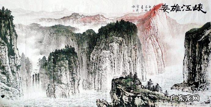 崇左花山壁画的传说 崇山峻岭山水画