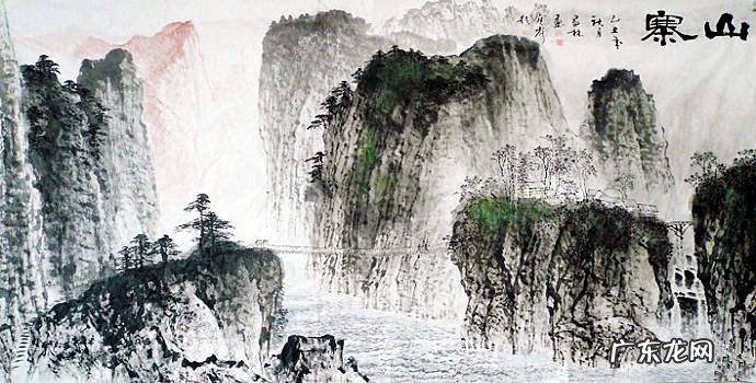 崇左花山壁画的传说 崇山峻岭山水画