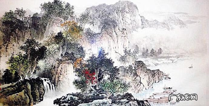 崇左花山壁画的传说 崇山峻岭山水画