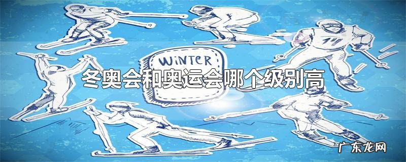 冬奥会和奥运会哪个级别高