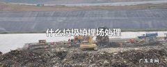 什么垃圾填埋场处理