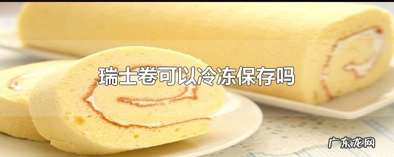 瑞士卷可以冷冻保存吗