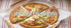 披萨一晚上不放冰箱会坏吗