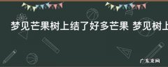 梦见芒果树上结了好多芒果 梦见树上结了很多芒果