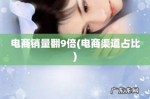 电商渠道占比 电商销量翻9倍