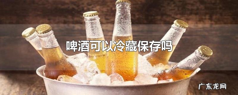 啤酒可以冷藏保存吗