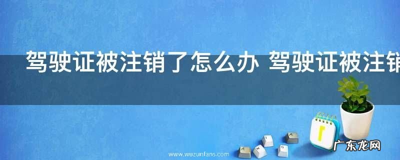驾驶证被注销了怎么办 驾驶证被注销了如何处理