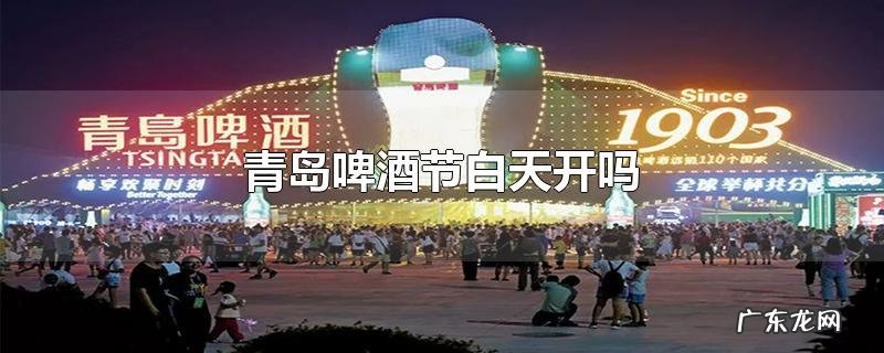 青岛啤酒节白天开吗