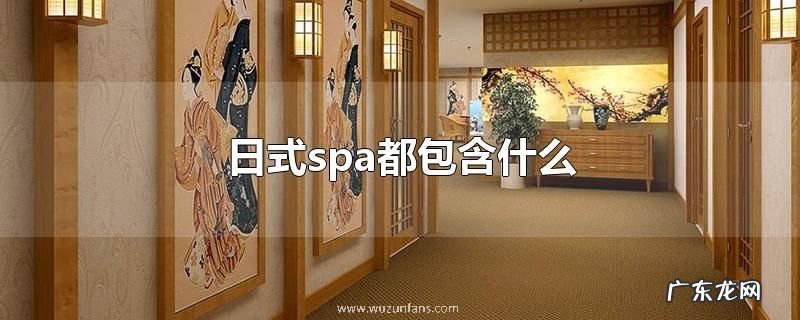 日式spa都包含什么