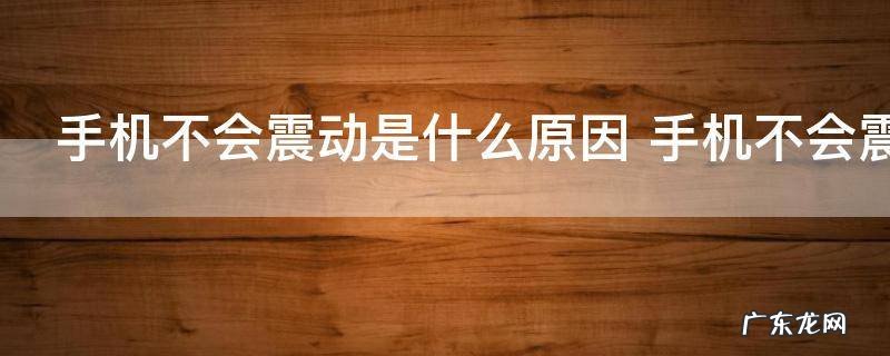 手机不会震动是什么原因 手机不会震动具体是什么原因