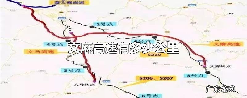 文麻高速有多少公里