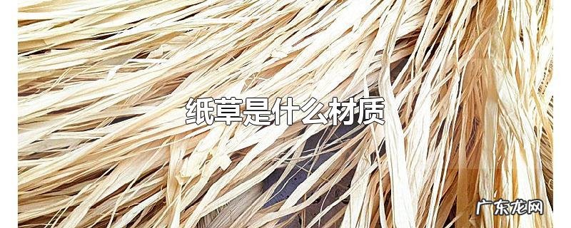 纸草是什么材质