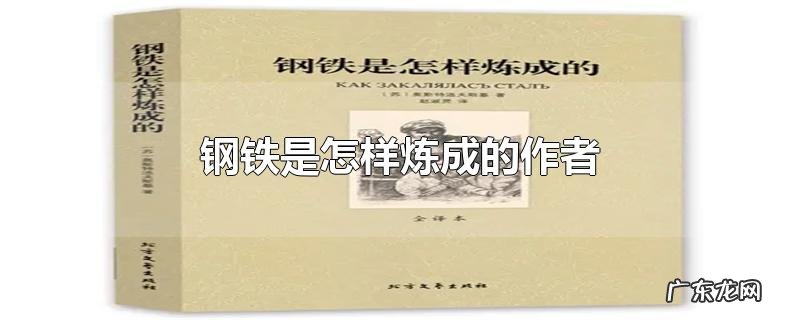 钢铁是怎样炼成的作者