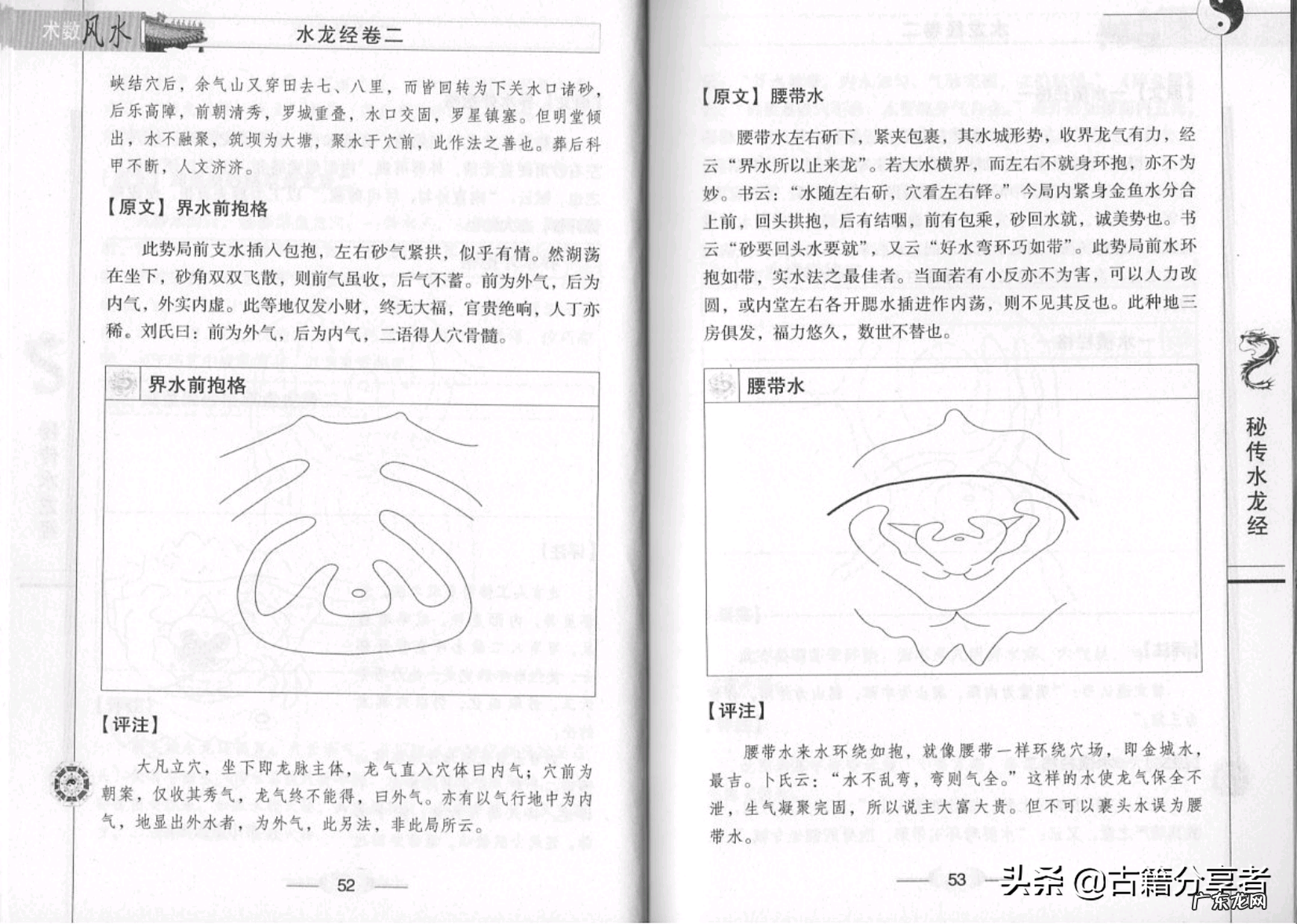 阳宅水龙经图解 风水地理秘传水龙经全文