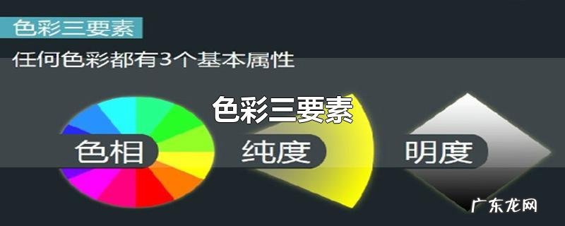 色彩三要素