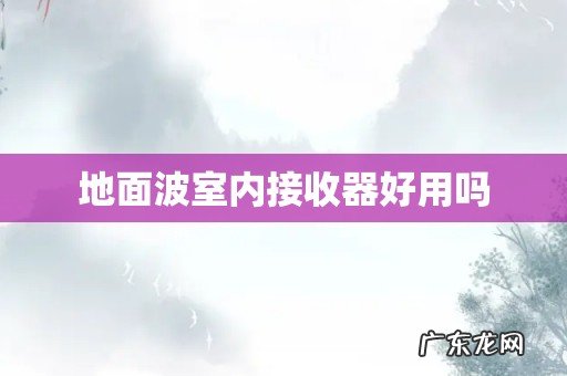 地面波室内接收器好用吗