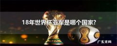 18年世界杯亚军是哪个国家?