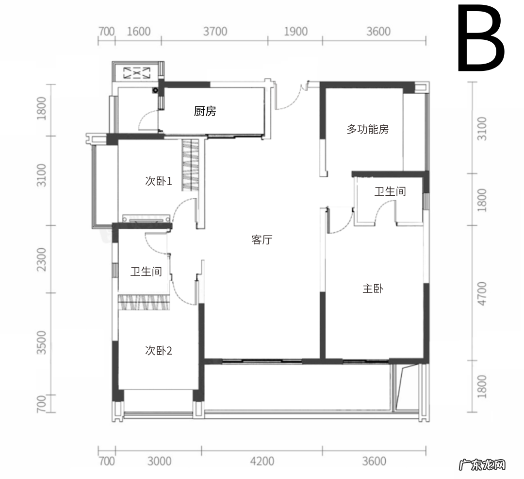 房子正对着江好不好