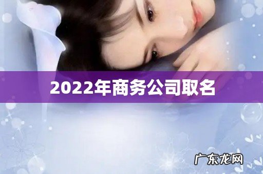 2022年商务公司取名