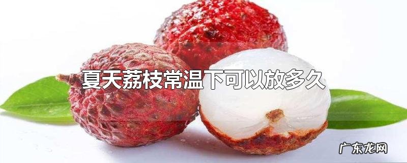 夏天荔枝常温下可以放多久