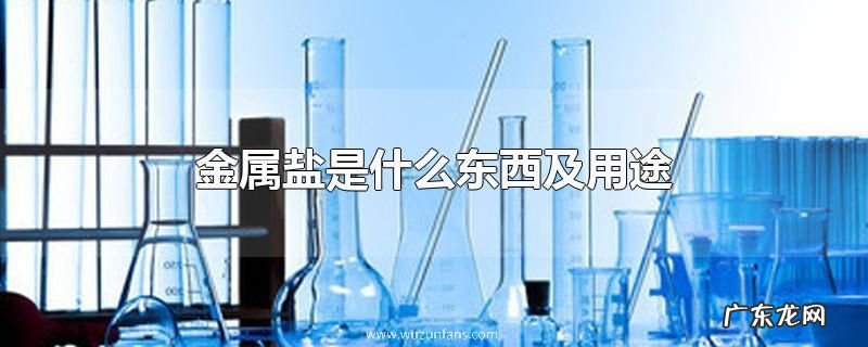 金属盐是什么东西及用途