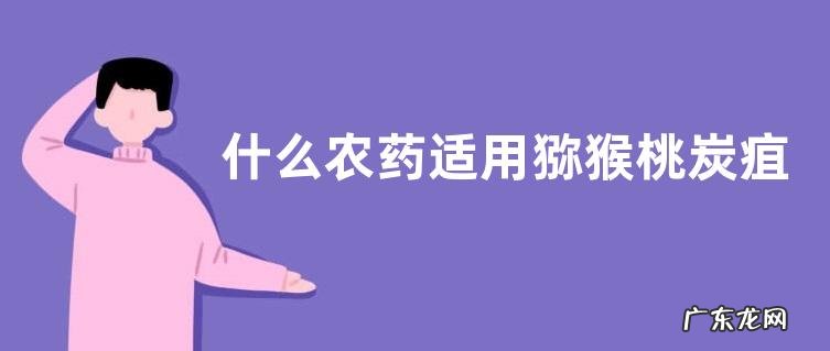 什么农药适用猕猴桃炭疽病,猕猴桃炭疽病有哪些症状