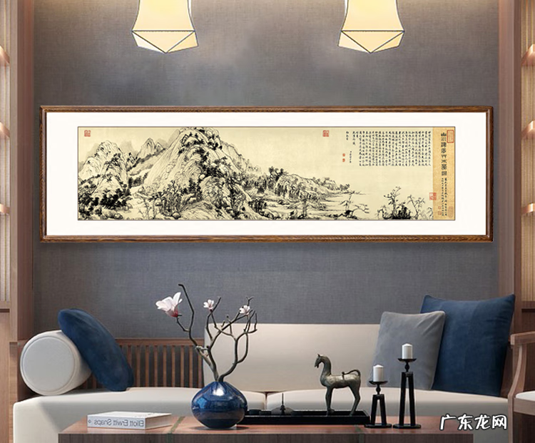 高山流水画的风水寓意 风景画风水解读图