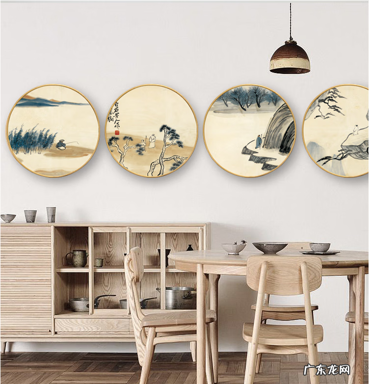 高山流水画的风水寓意 风景画风水解读图