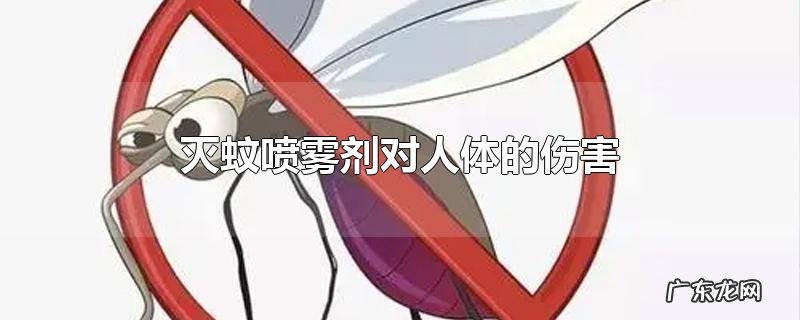 灭蚊喷雾剂对人体的伤害