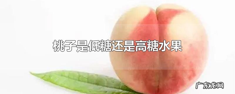 桃子是低糖还是高糖水果