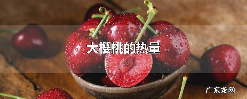 大樱桃的热量