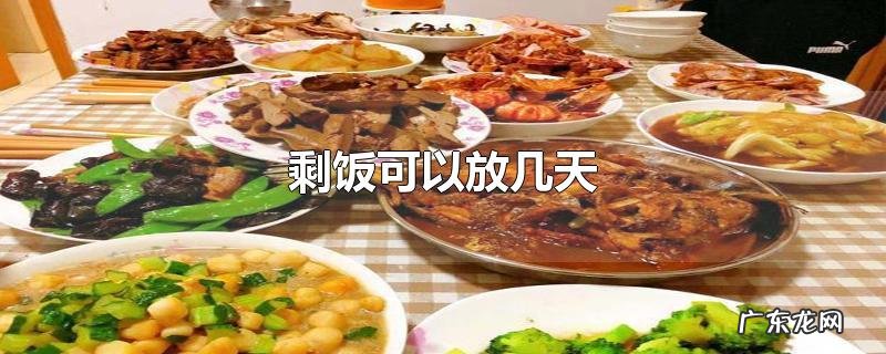 剩饭可以放几天
