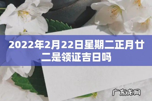 2022年2月22日星期二正月廿二是领证吉日吗