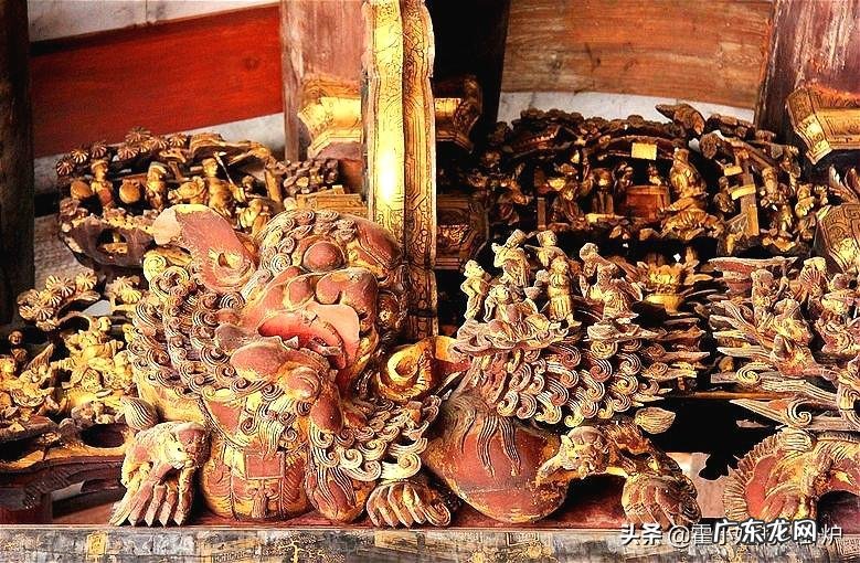 木雕上的金是什么金 雕刻描金风水图片