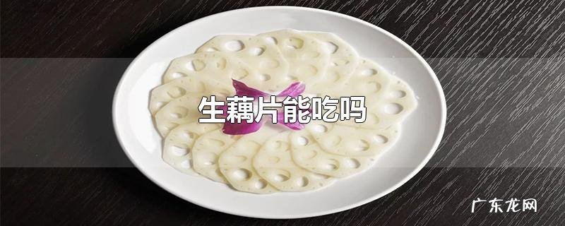 生藕片能吃吗