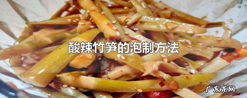 酸辣竹笋的泡制方法