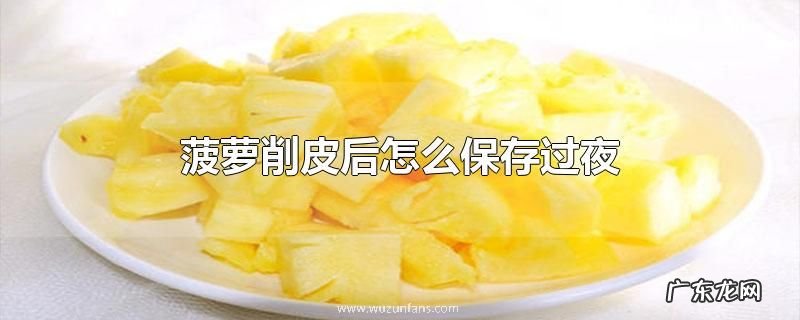 菠萝削皮后怎么保存过夜