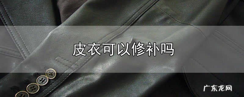 皮衣可以修补吗